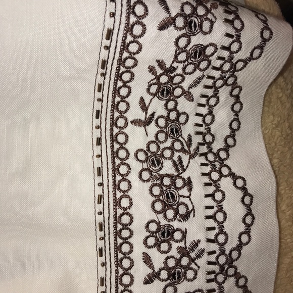 💎Vintage Linen-blend Maxi Skirt - Picture 3 of 8
